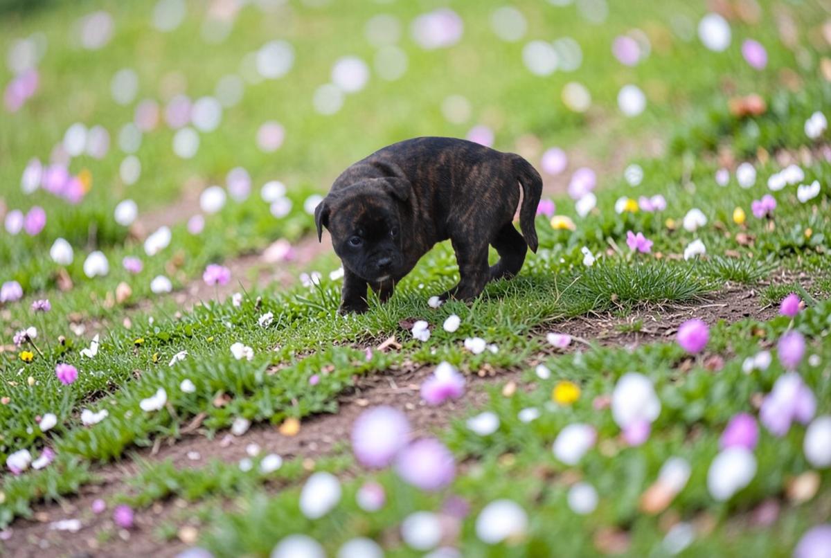 Superbes chiots staffie lof